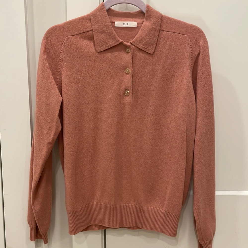 CO Cashmere Polo Sweater